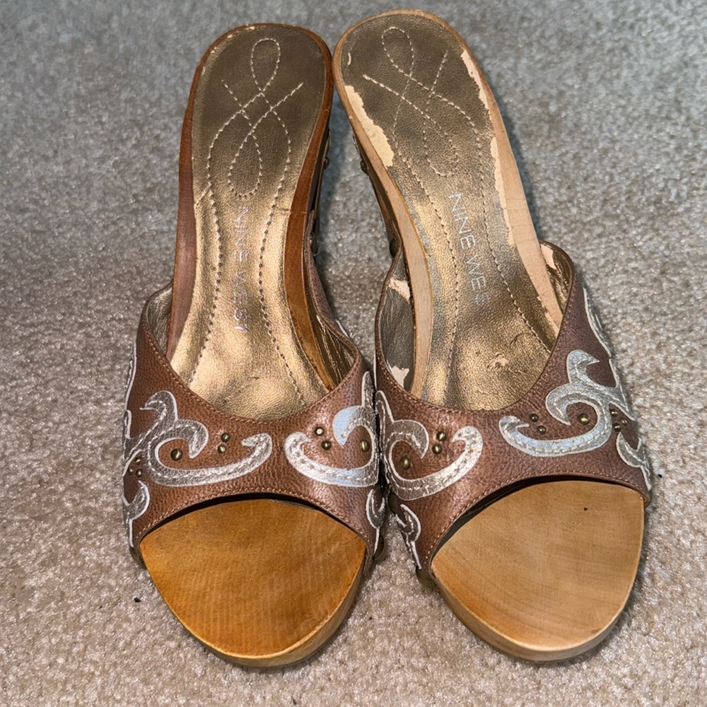 Heels, Good Condition Nine West, Vintage, Vintage Condition - Picture 4 of 14